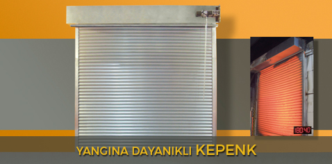 Yangına Dayanıklı Kepenk